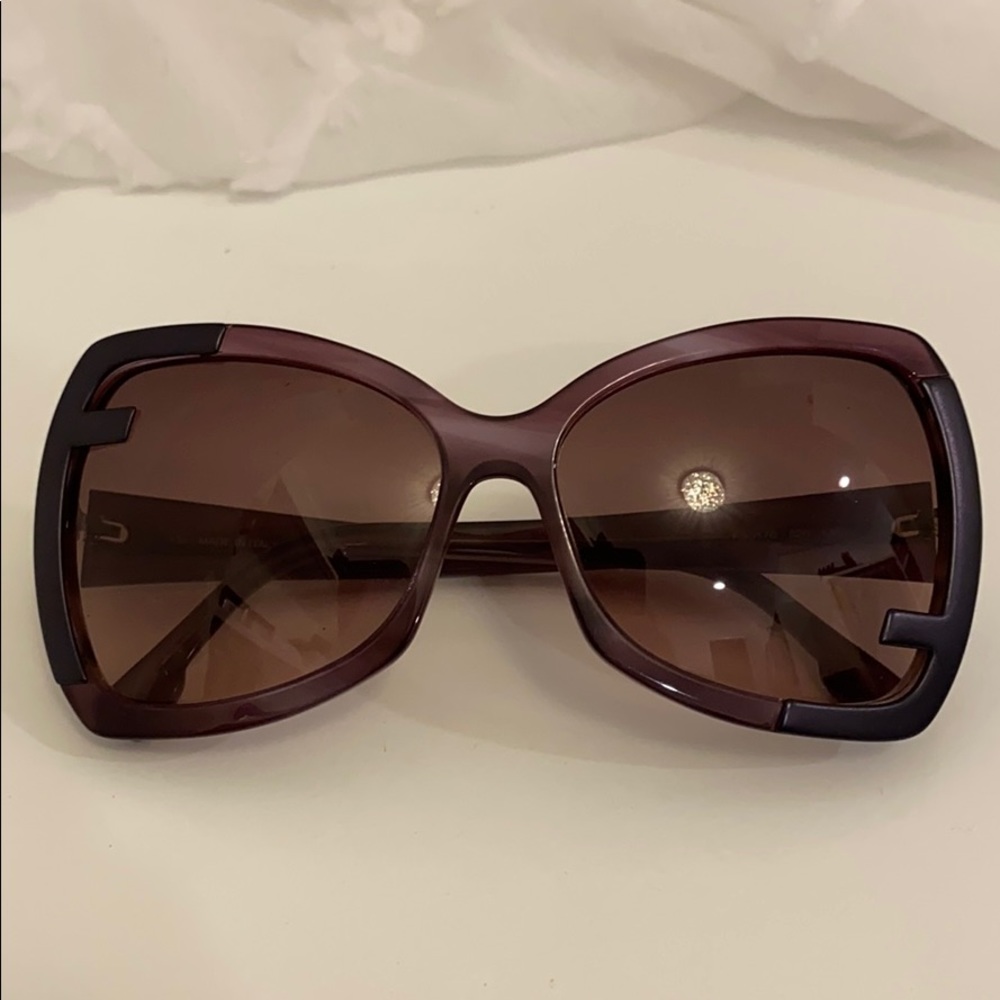 Fendi Double F Lilac Sunglasses
